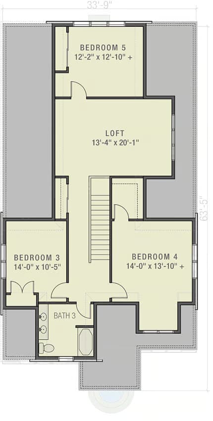 Second Level Floor Plan